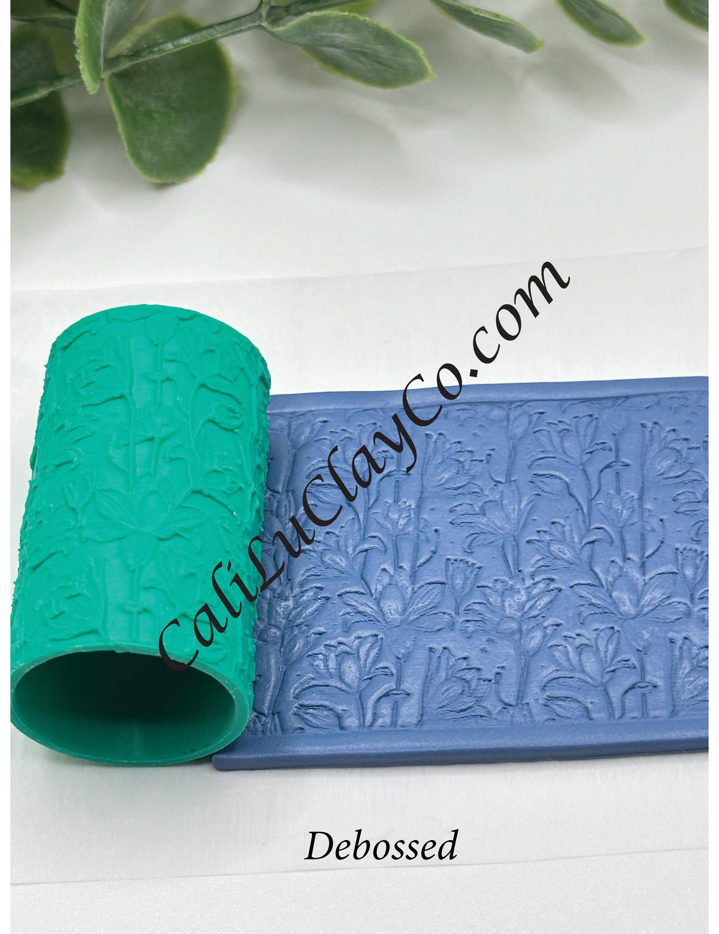 Lotus #1 Texture Roller for Polymer Clay/Fondant/Cookie Dough