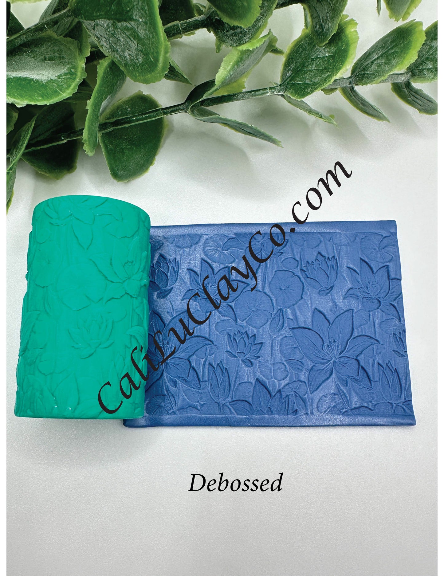 Lotus #3 Texture Roller for Polymer Clay/Fondant/Cookie Dough