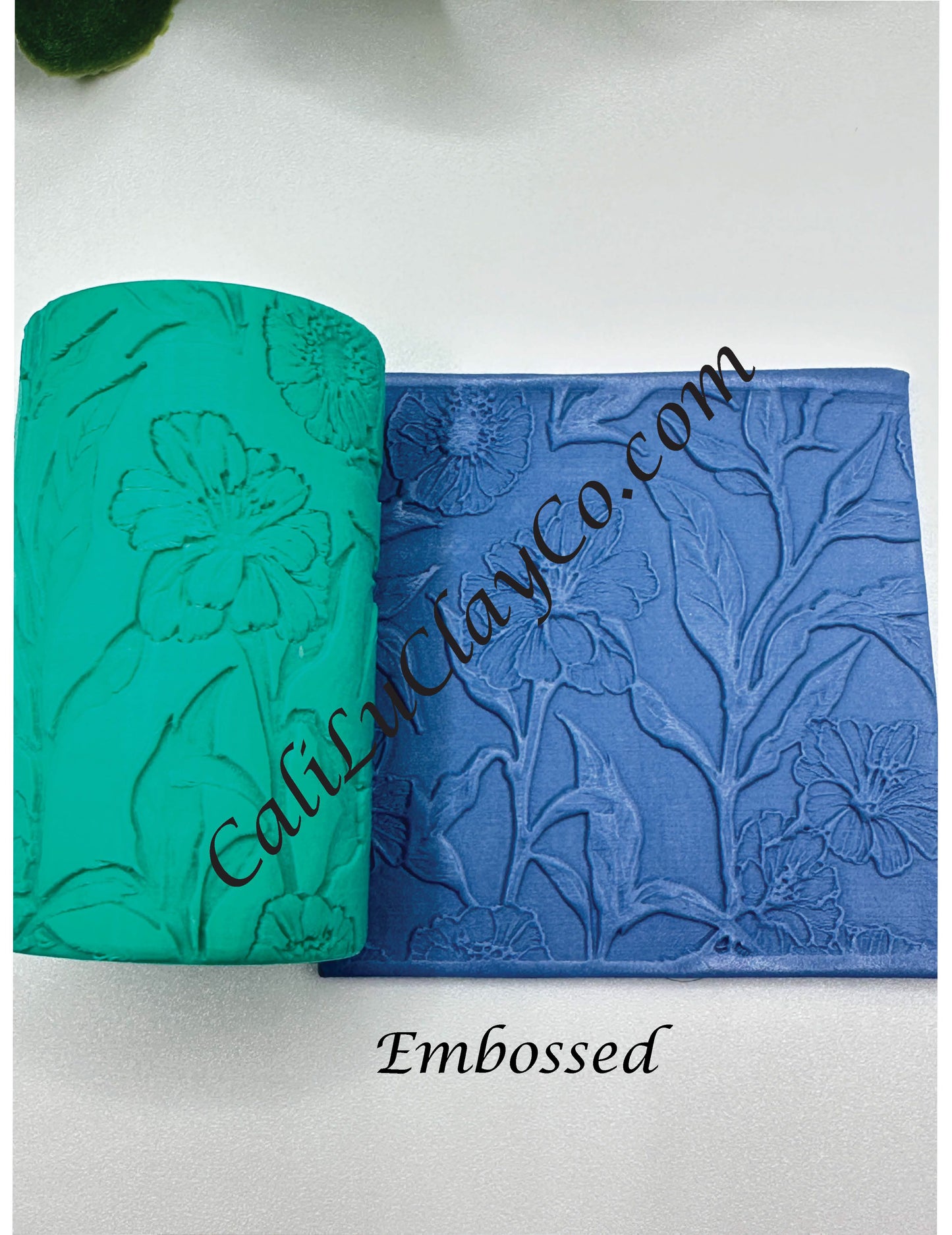 Flowy Floral Texture Roller for Polymer Clay/Fondant/Cookie Dough