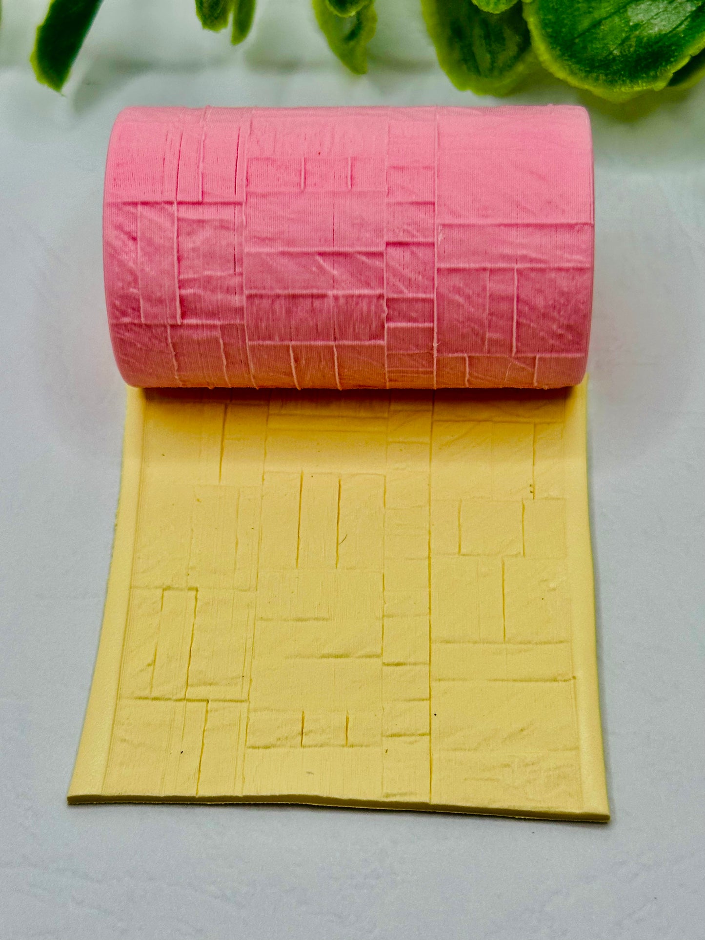 Marbled Tile Polymer Clay / Cookie Dough Texture Roller