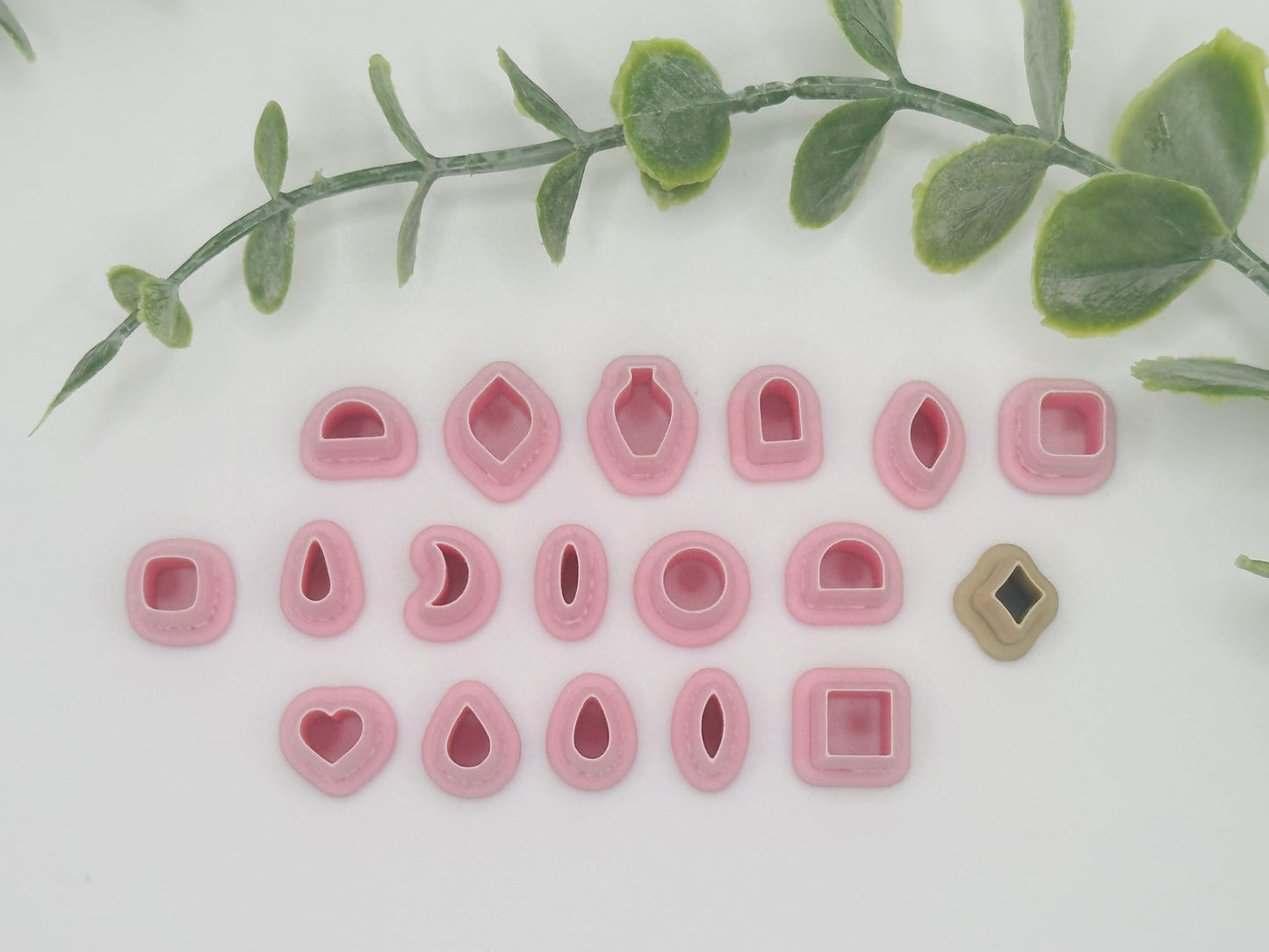 Tiny Basic Cutter Bundle #7 Polymer Clay / Cookie Cutter Set