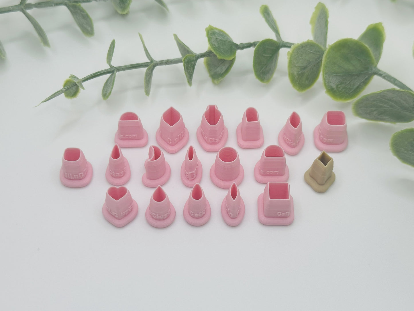 Tiny Basic Cutter Bundle #7 Polymer Clay / Cookie Cutter Set