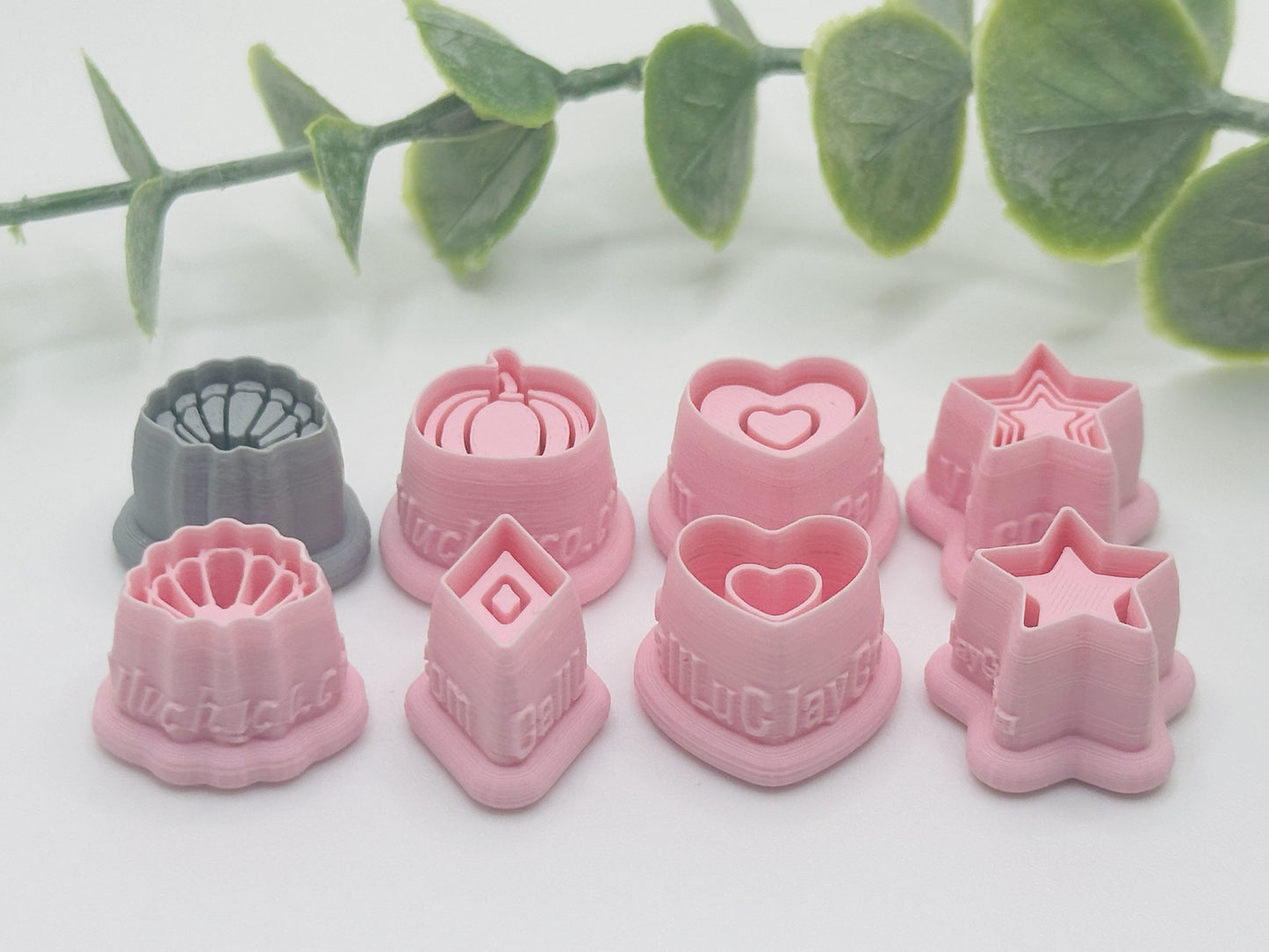 Bezels and Imprints Cutters Bundle - Multiple Sizes - #12 Polymer Clay / Cookie Cutter Set