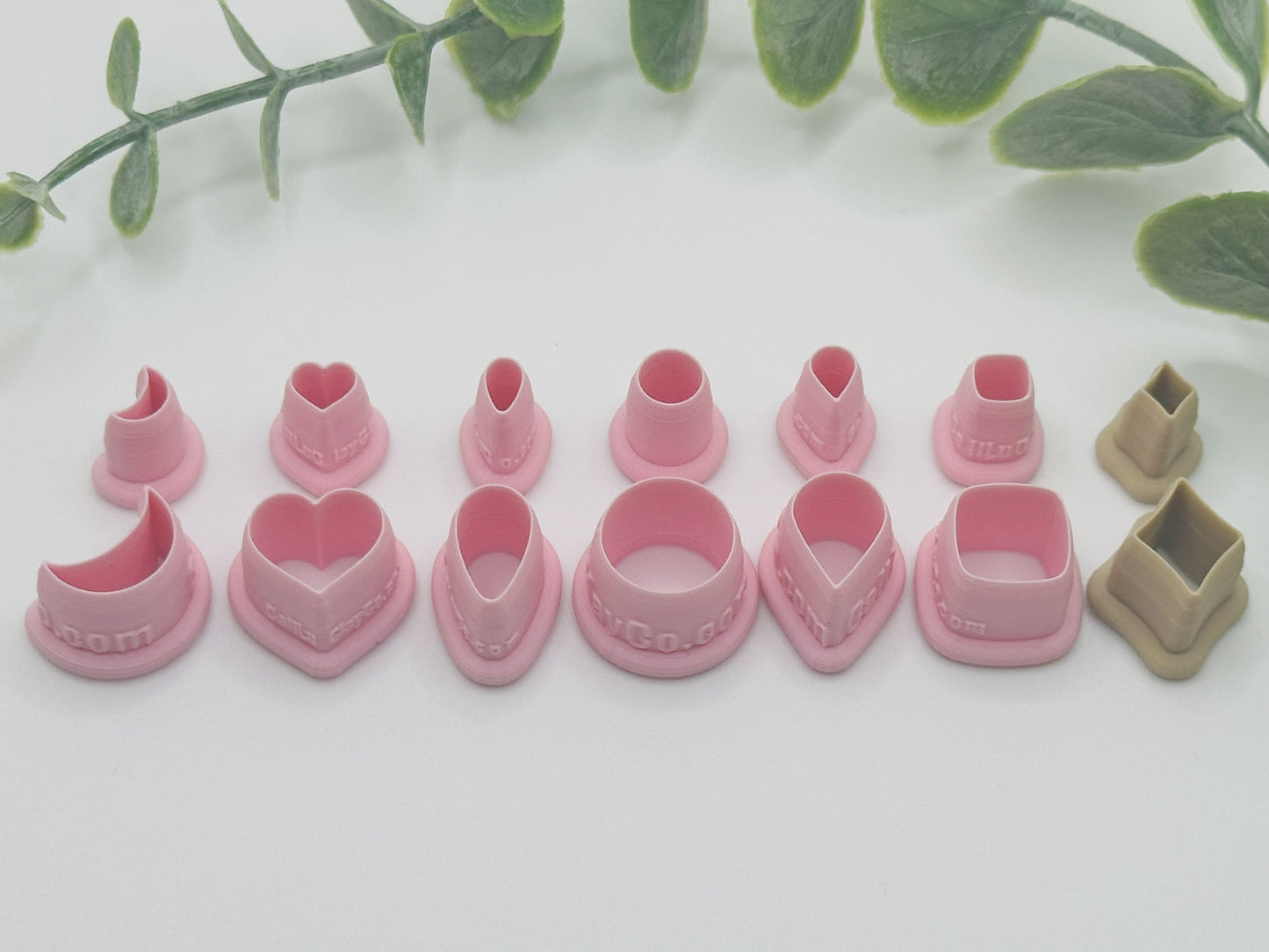 Essential Shapes Stud Cutters Bundle #15 Polymer Clay / Cookie Cutter Set