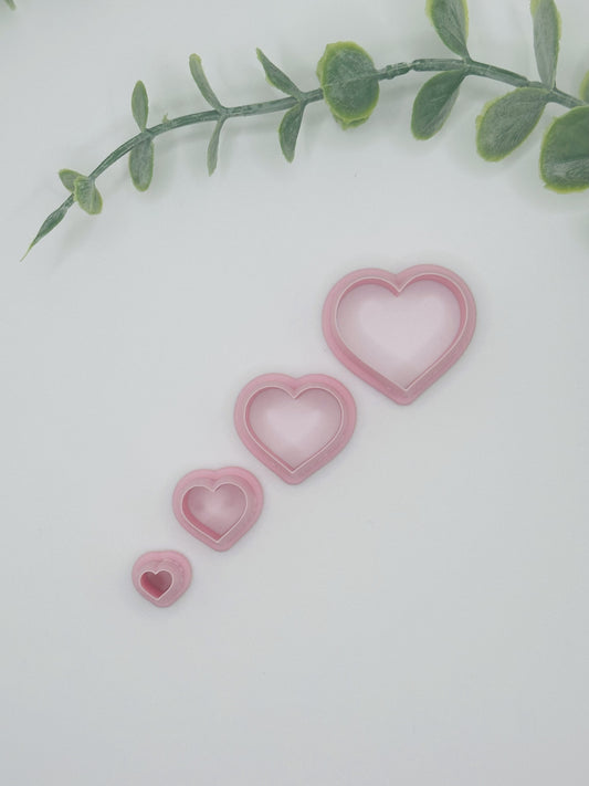 Heart Cookie Cutter / Polymer Clay Cutter