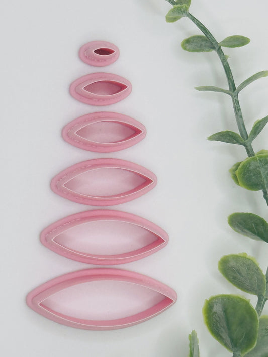 Leaf Shape Cookie Cutter / Polymer Clay Cutter