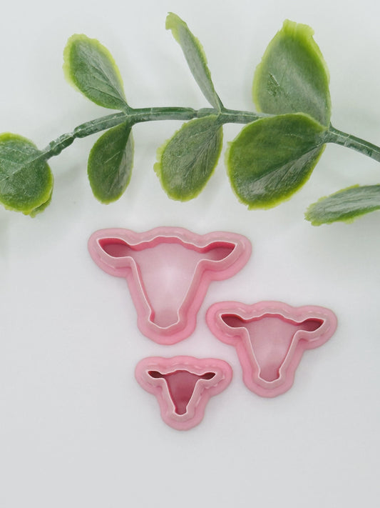 Cow Head Cookie Cutter / Polymer Clay Cutter