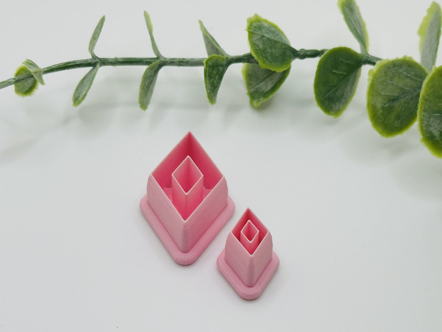 Diamond Hoop (Middle Diamond Cut out) Cookie Cutter / Polymer Clay Cutter