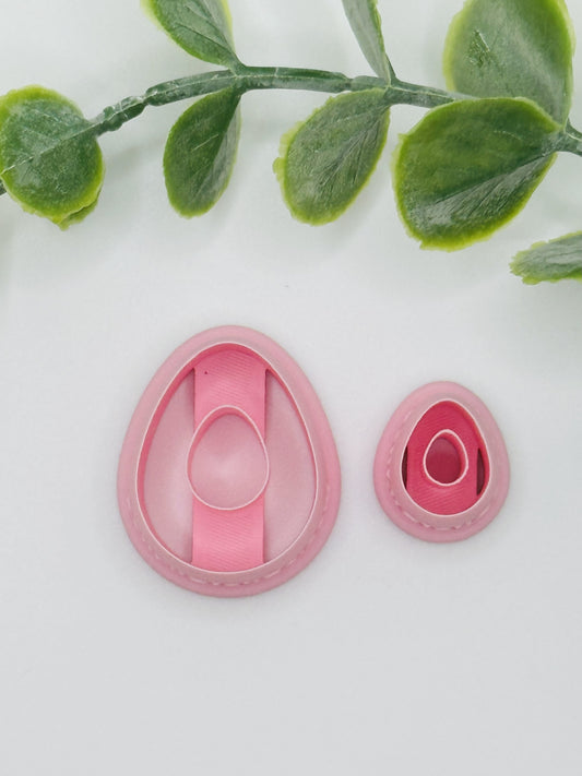Organic Hoop / Egg Hoop Cookie Cutter / Polymer Clay Cutter