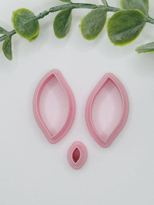 Wavy Teardrop Cookie Cutter / Polymer Clay Cutter