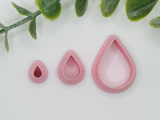 Teardrop Basic Cookie Cutter / Polymer Clay Cutter
