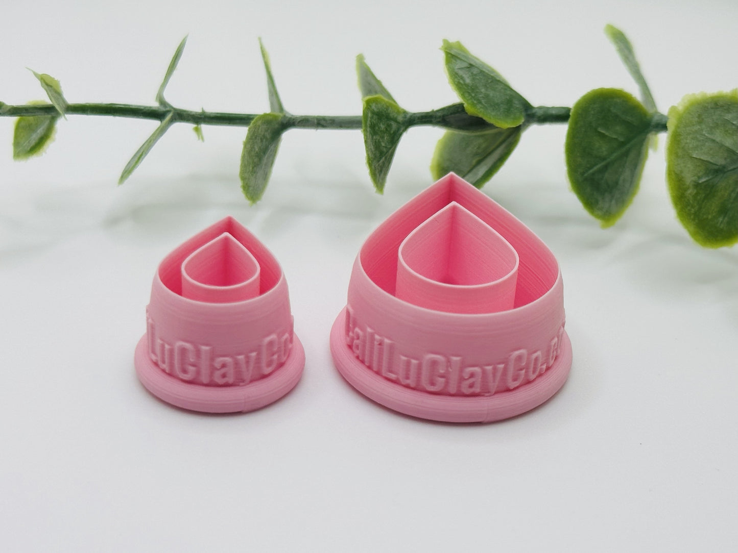 Teardrop Hoop Cookie Cutter / Polymer Clay Cutter