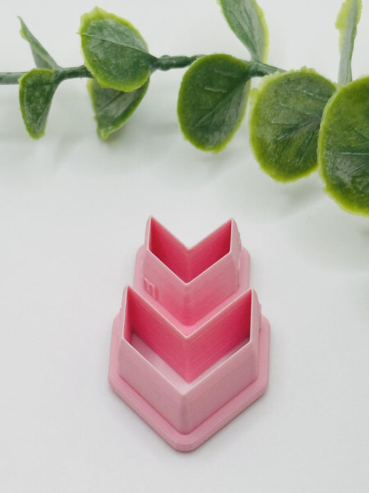 Abstract Arrow Cookie Cutter / Clay Cutter