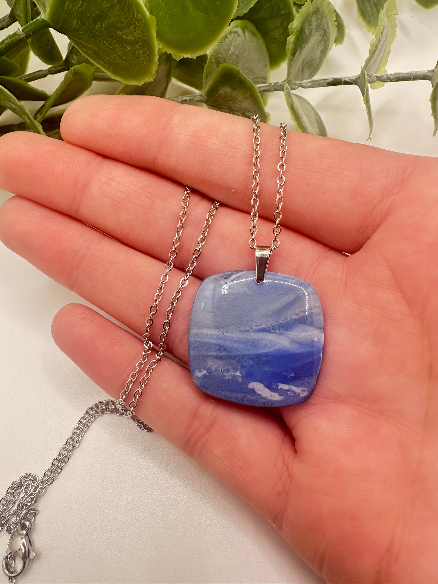 Ocean Painting Necklace