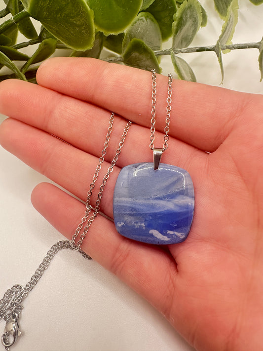 Ocean Painting Necklace