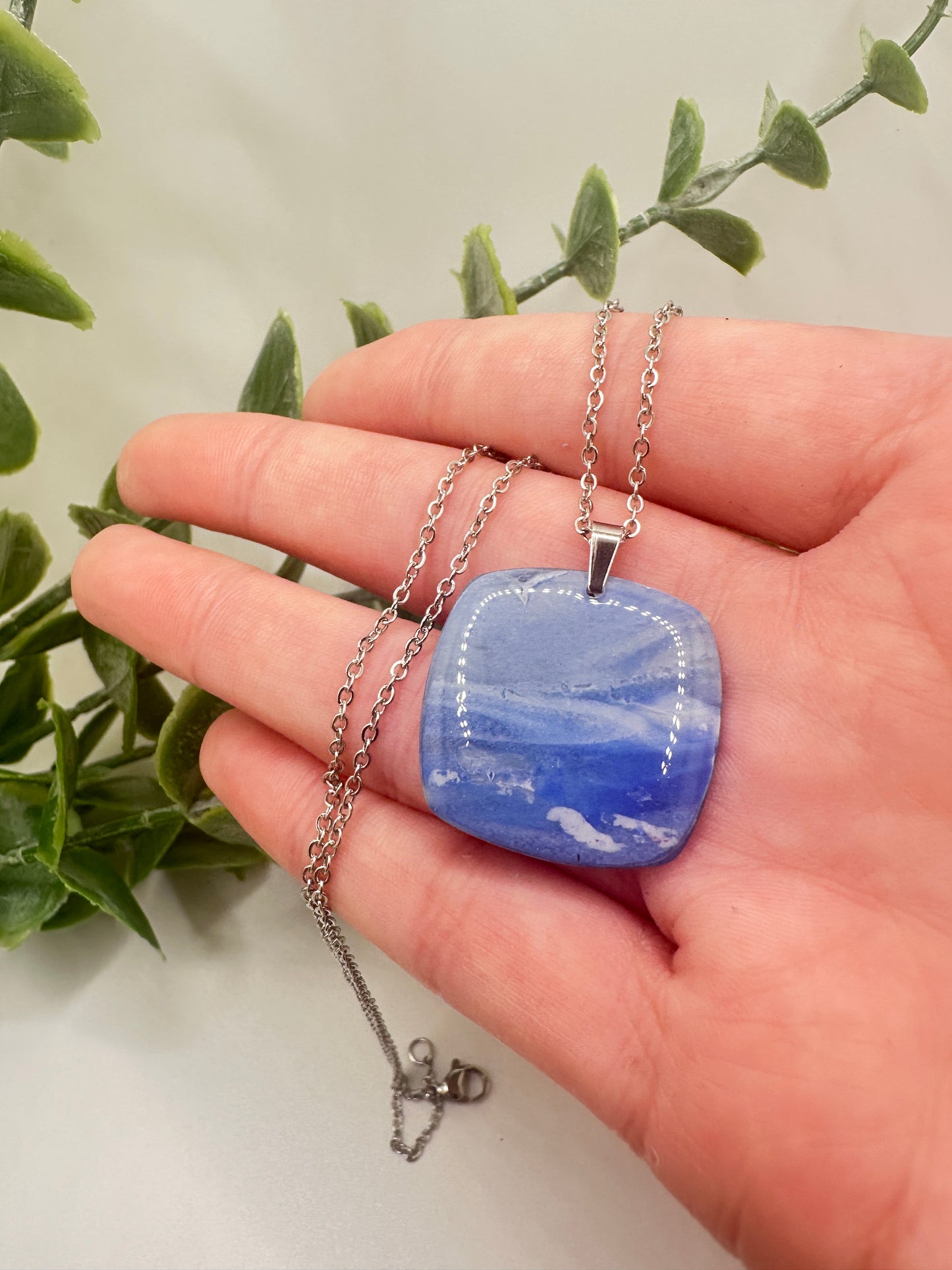 Ocean Painting Necklace