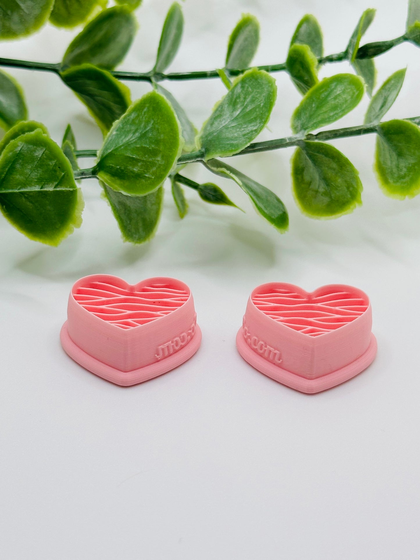 Heart with Wavy Lines Cutter / Polymer Clay Cutter