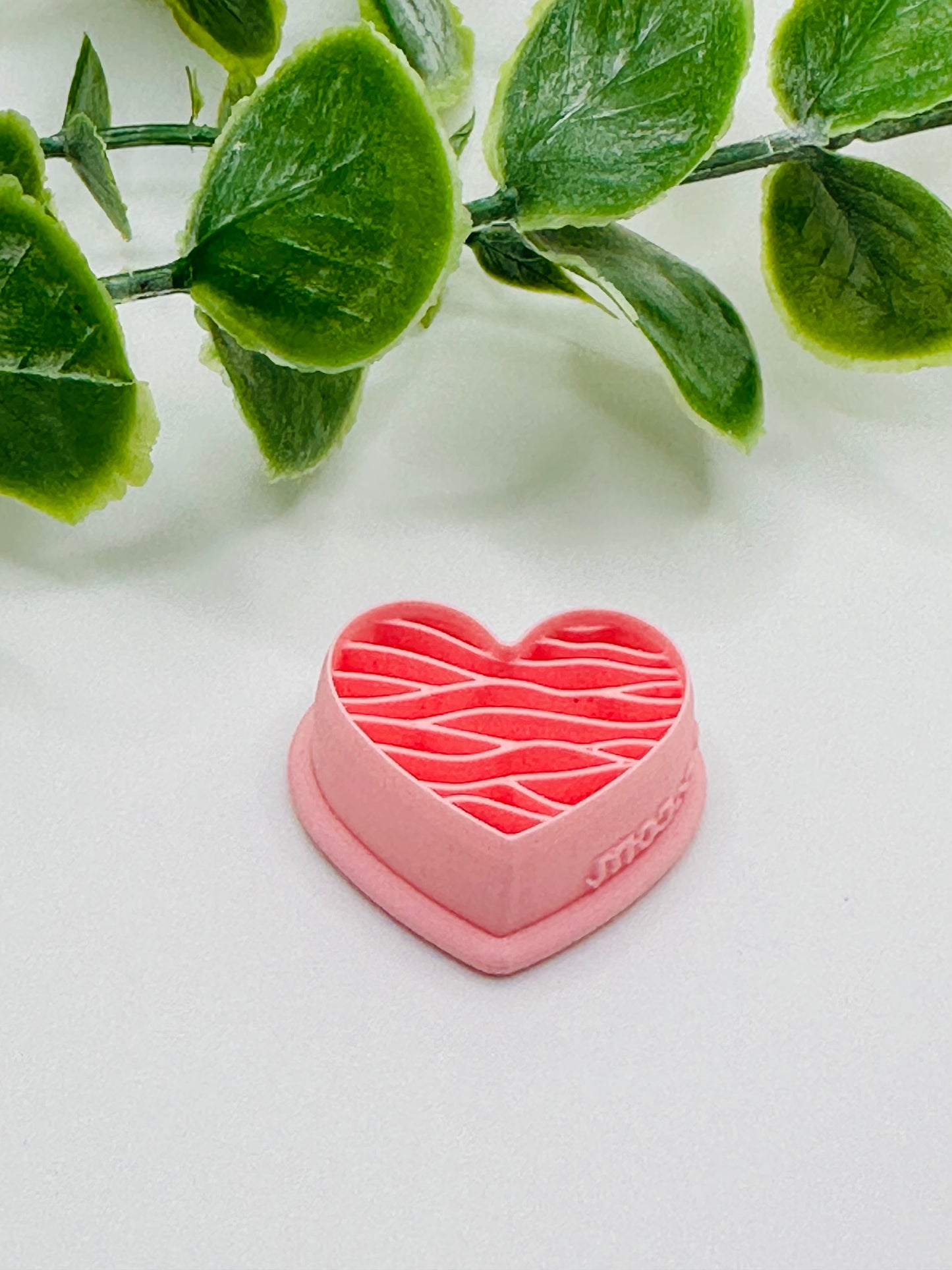 Heart with Wavy Lines Cutter / Polymer Clay Cutter