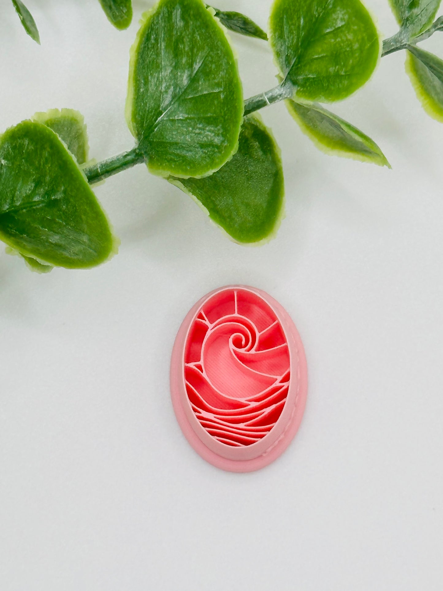 Sunshine & Waves Imprint Polymer Clay Cutter