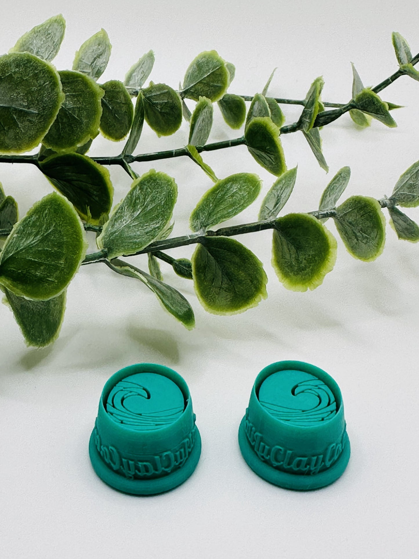 Peaceful Oval Wave Embossed & Debossed Cookie Cutter / Polymer Clay Cutter
