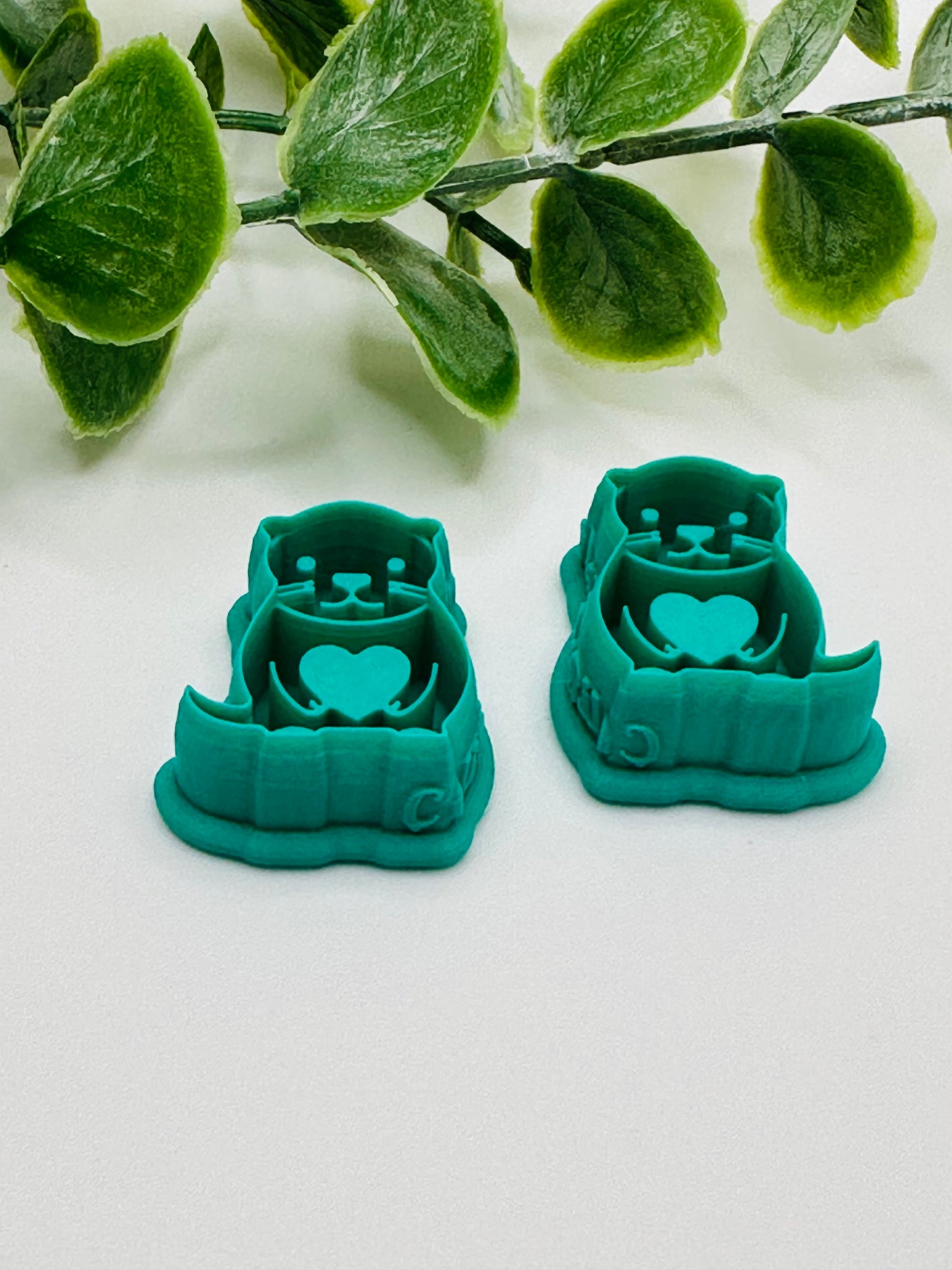 Sea Otter Love Cutter / Polymer Clay Cutter