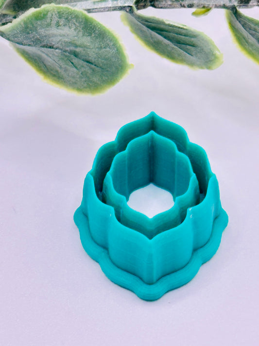 Ornate Frame #1 Hoop Polymer Clay Cutter