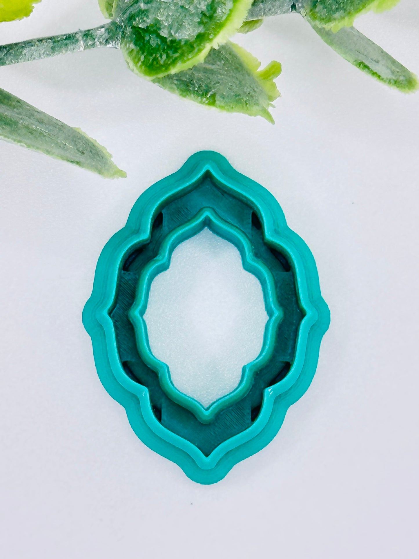 Ornate Frame #1 Hoop Polymer Clay Cutter
