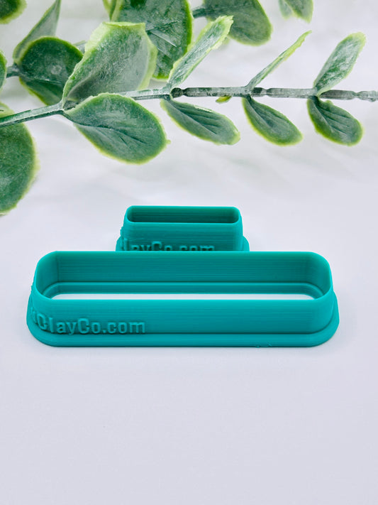 Thin Oval #3 Huggie/Bracelet/Link Polymer Clay Cutter