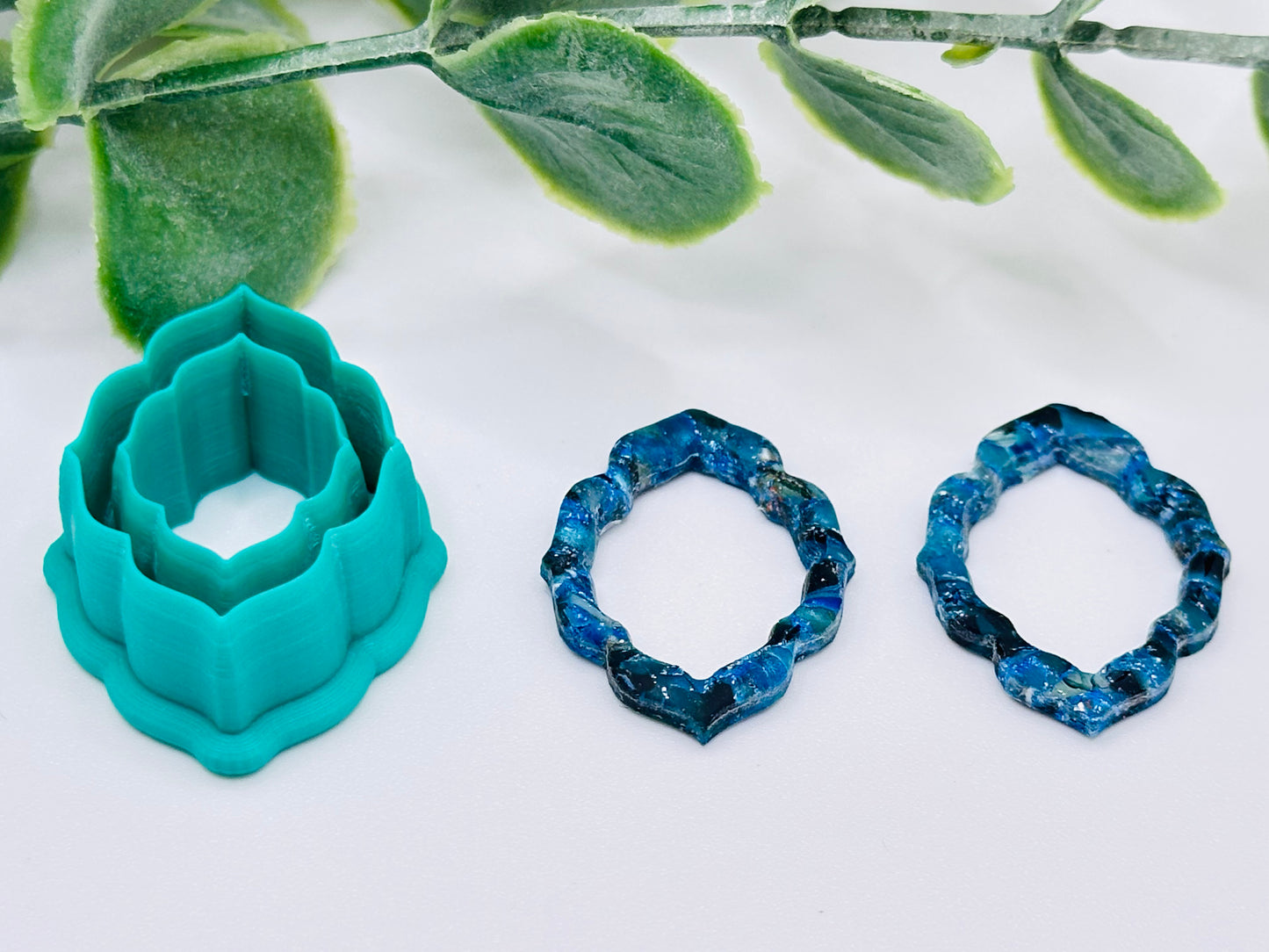 Ornate Frame #1 Hoop Polymer Clay Cutter