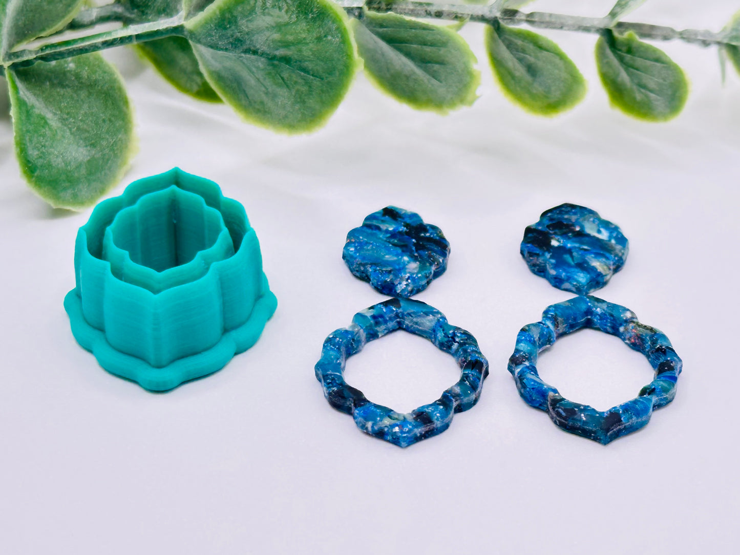 Ornate Frame #1 Hoop Polymer Clay Cutter