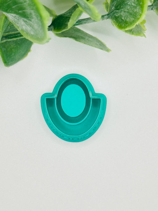Rounded Deco Bezel Polymer Clay Cutter