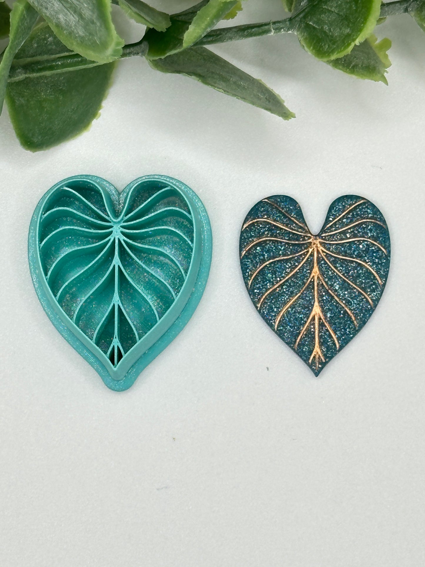 Tropical Leaf Polymer Clay Cutter