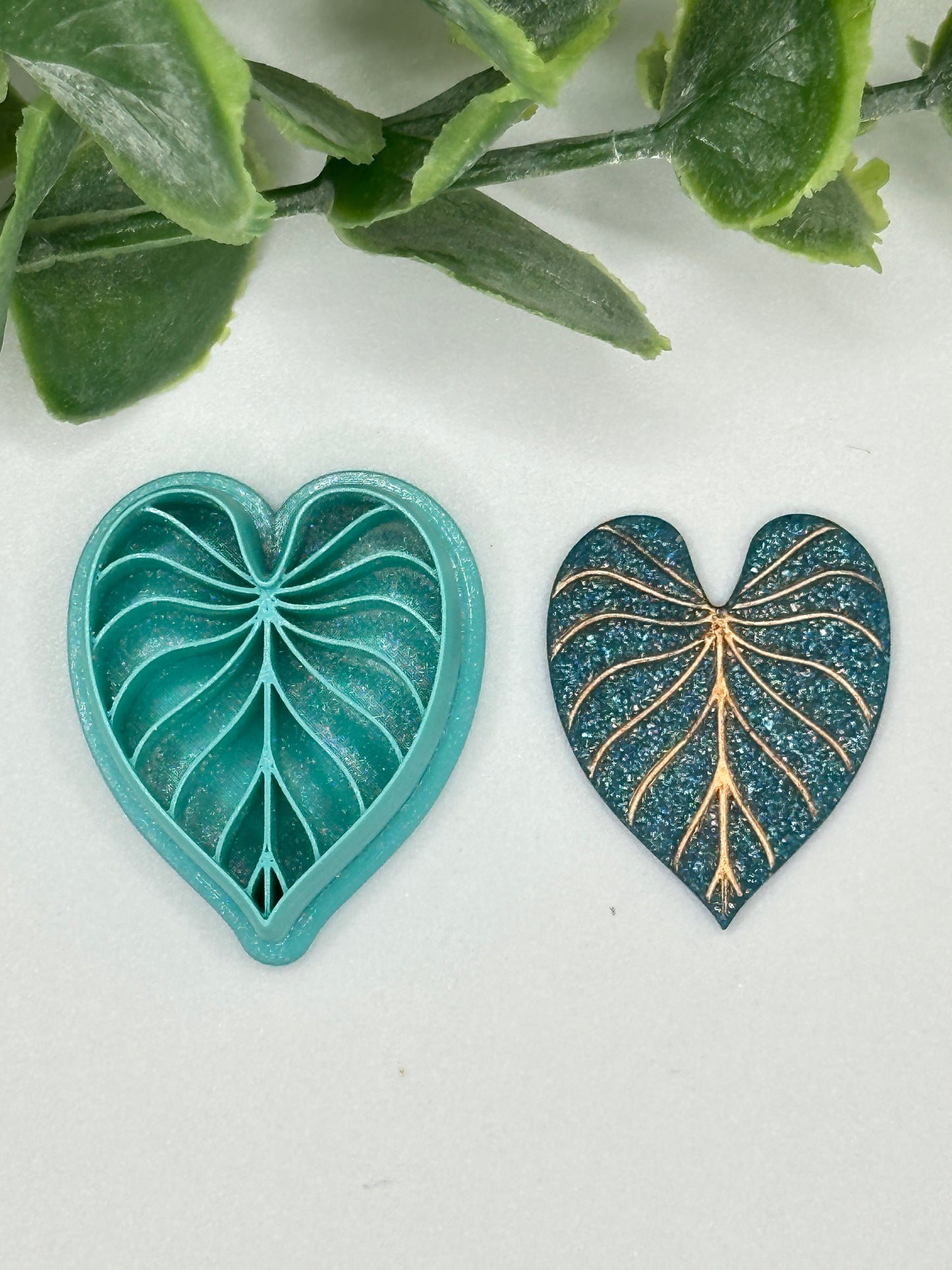 Tropical Leaf Polymer Clay Cutter