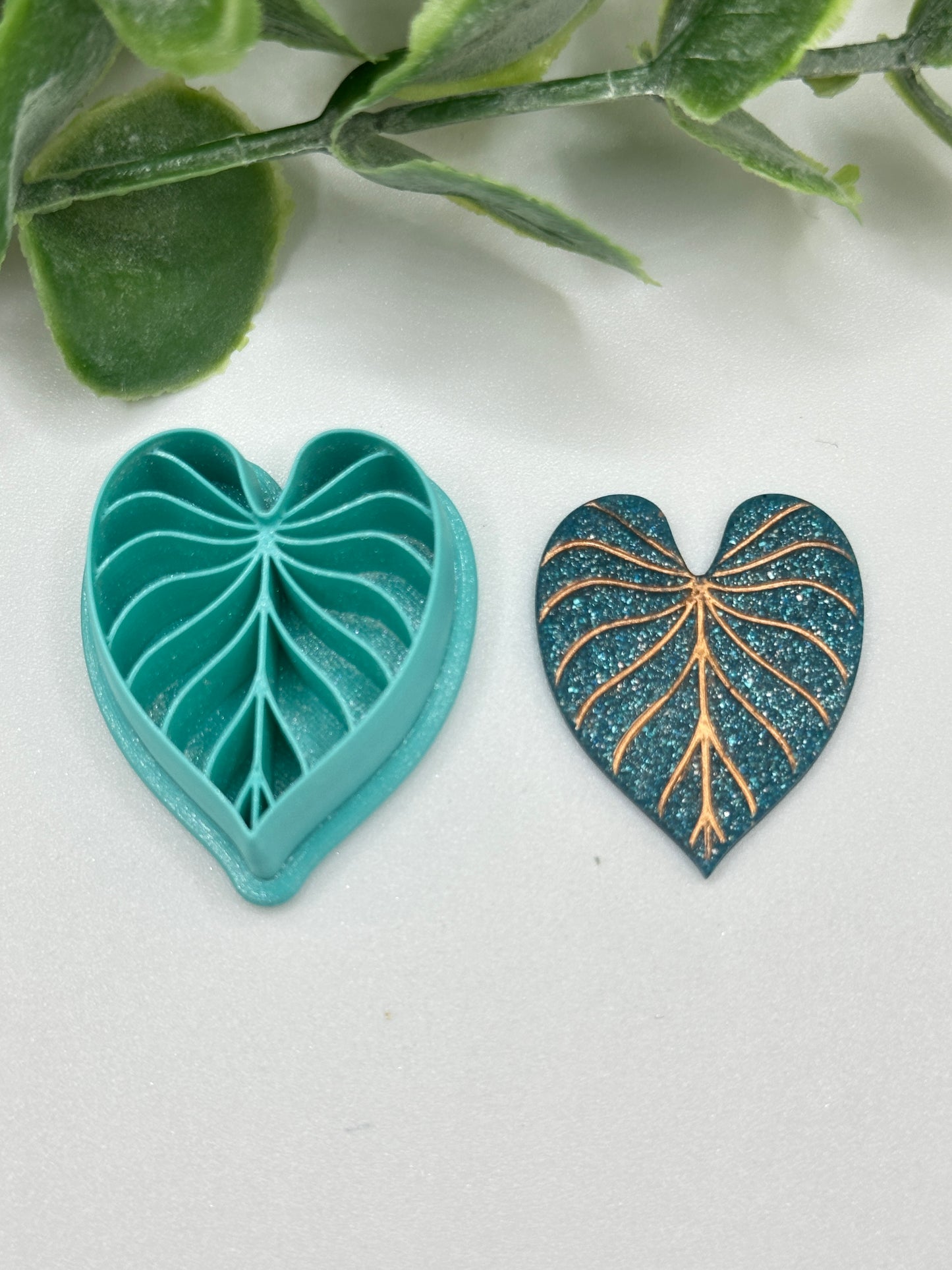 Tropical Leaf Polymer Clay Cutter