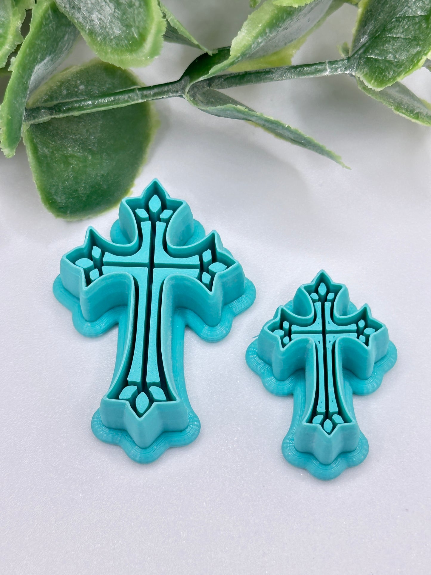 Ornate Cross Polymer Clay Cutter