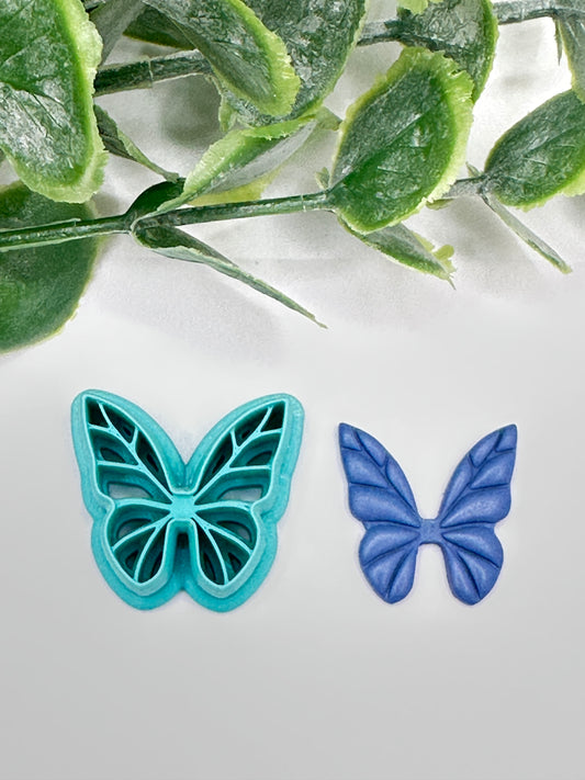 Leafy Butterfly Polymer Clay Cutter