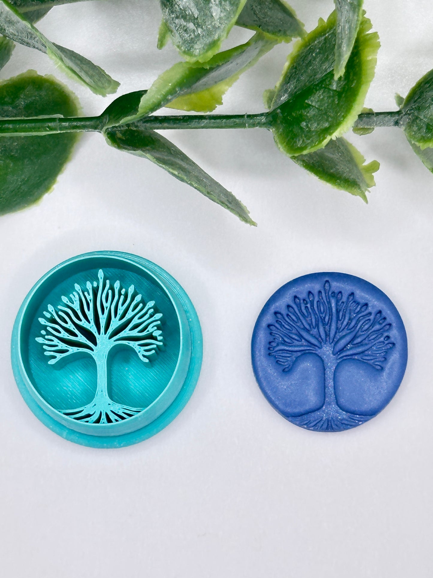 Tree of Life Circle Polymer Clay Cutter
