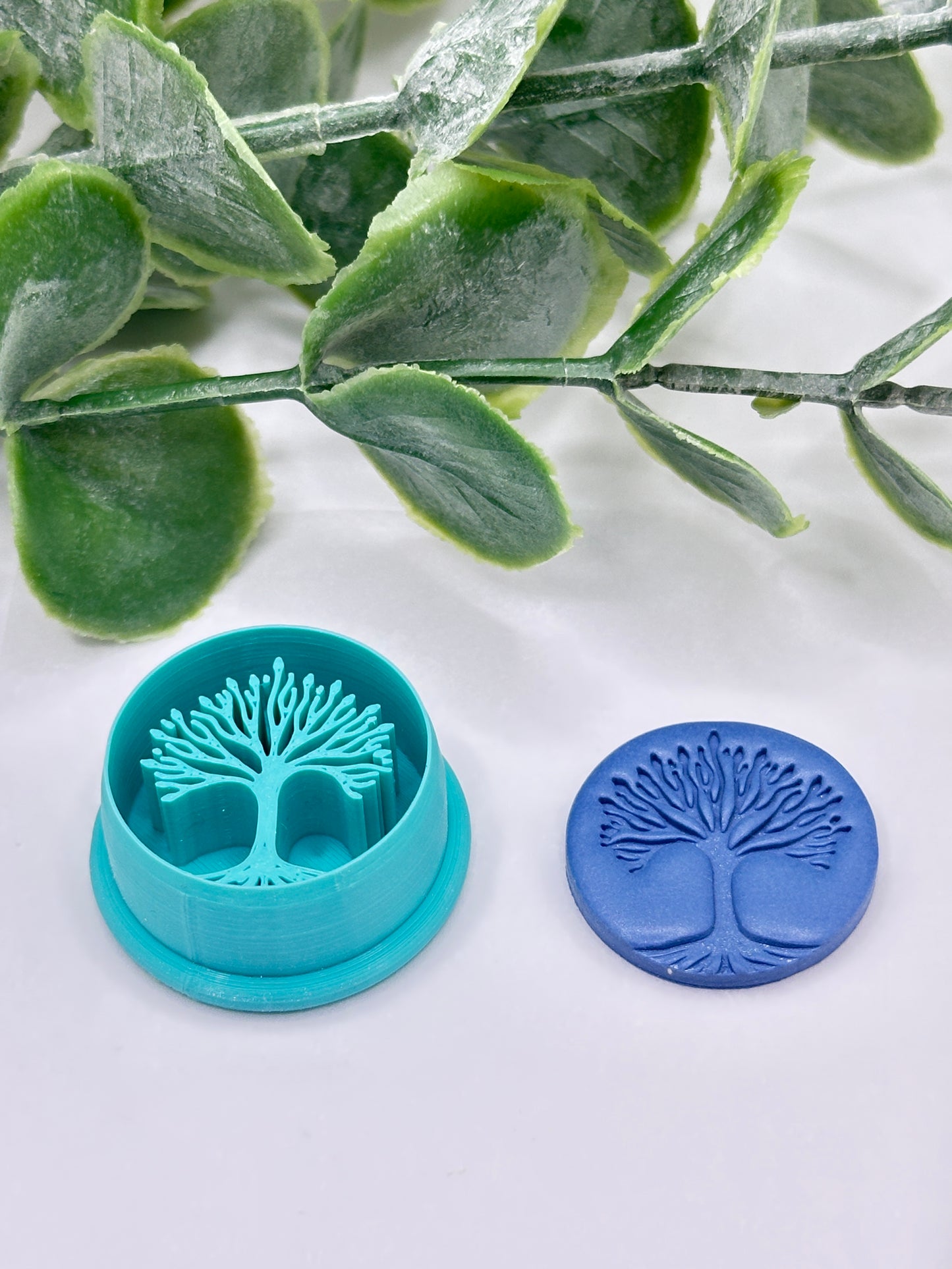 Tree of Life Circle Polymer Clay Cutter