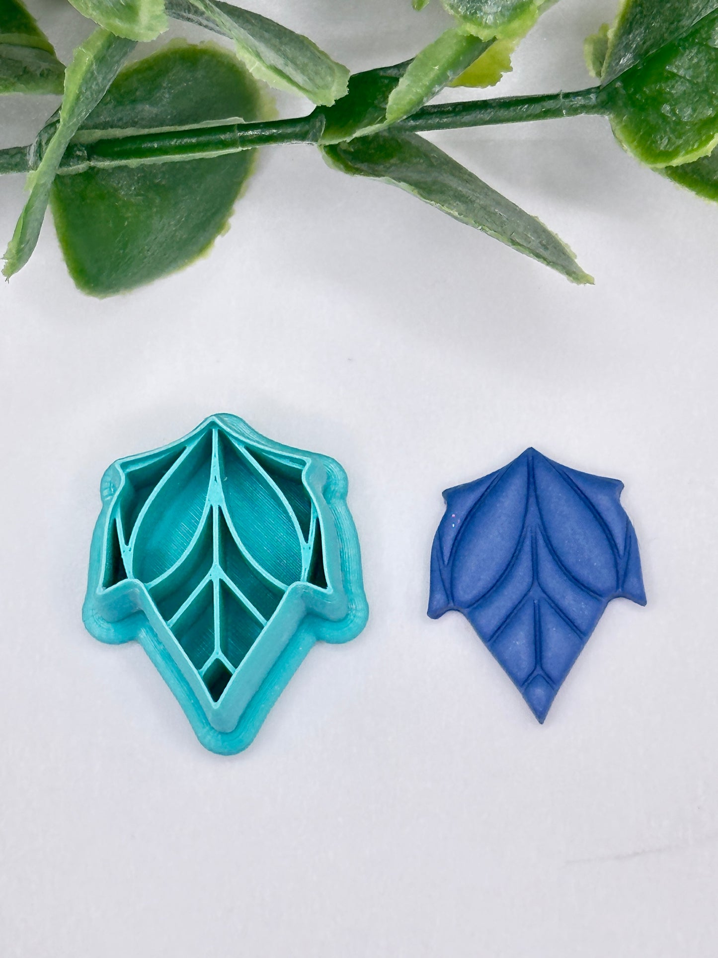Leafy Chandelier Polymer Clay Cutter