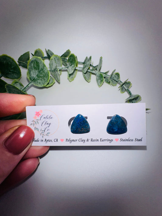 Ocean Triangle Studs