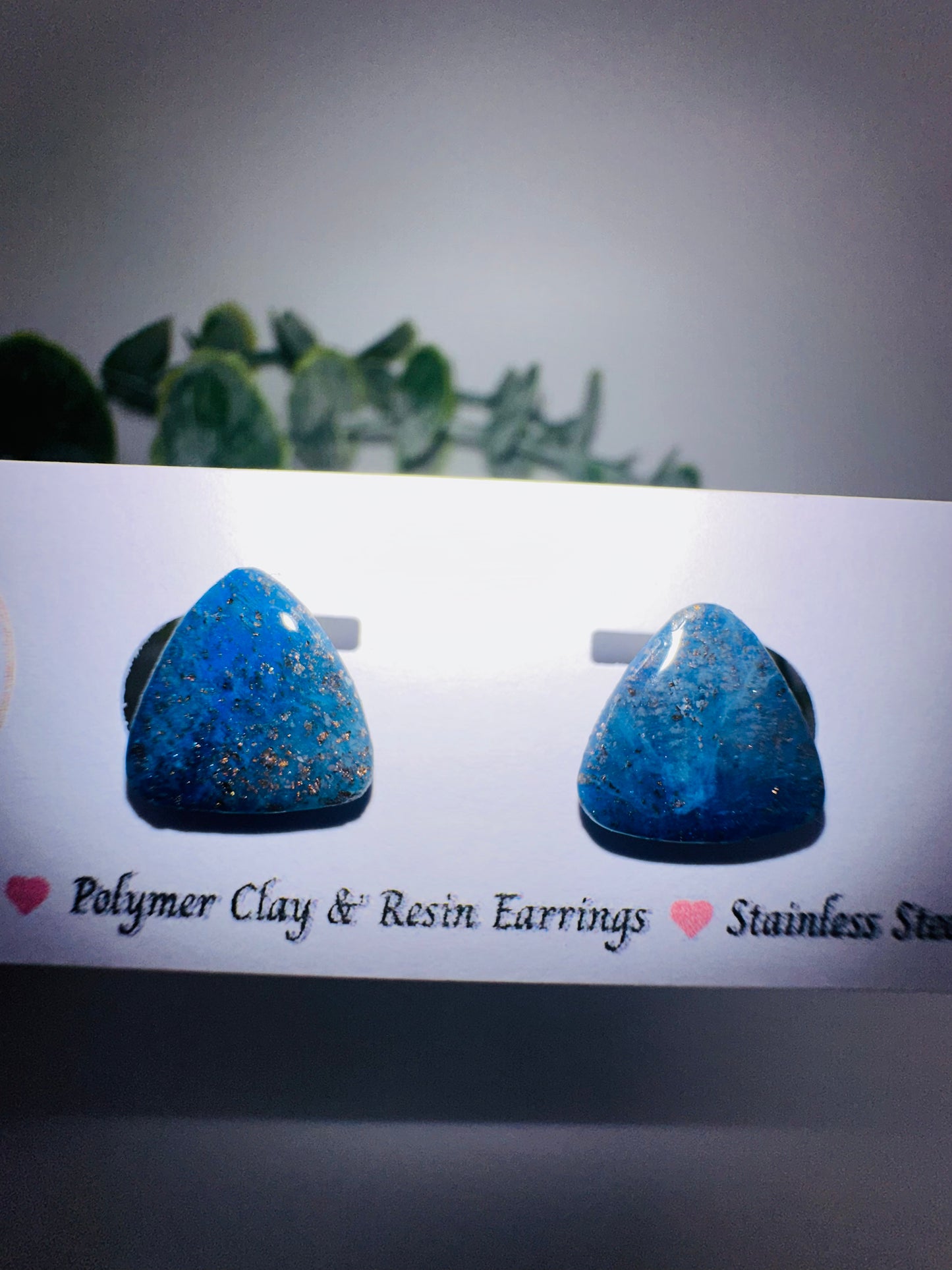 Ocean Triangle Studs