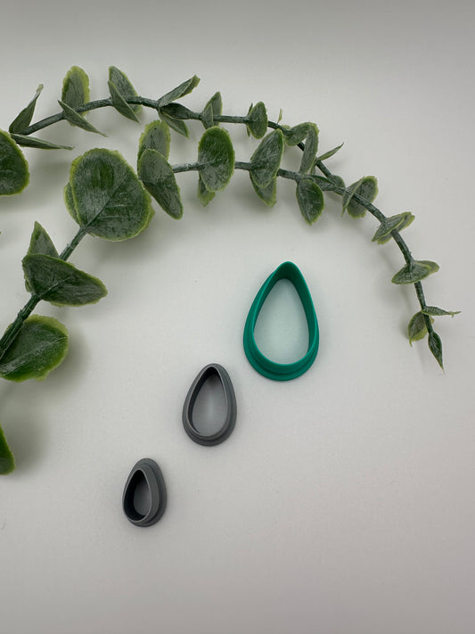 Rounded Teardrop Clay Cutter