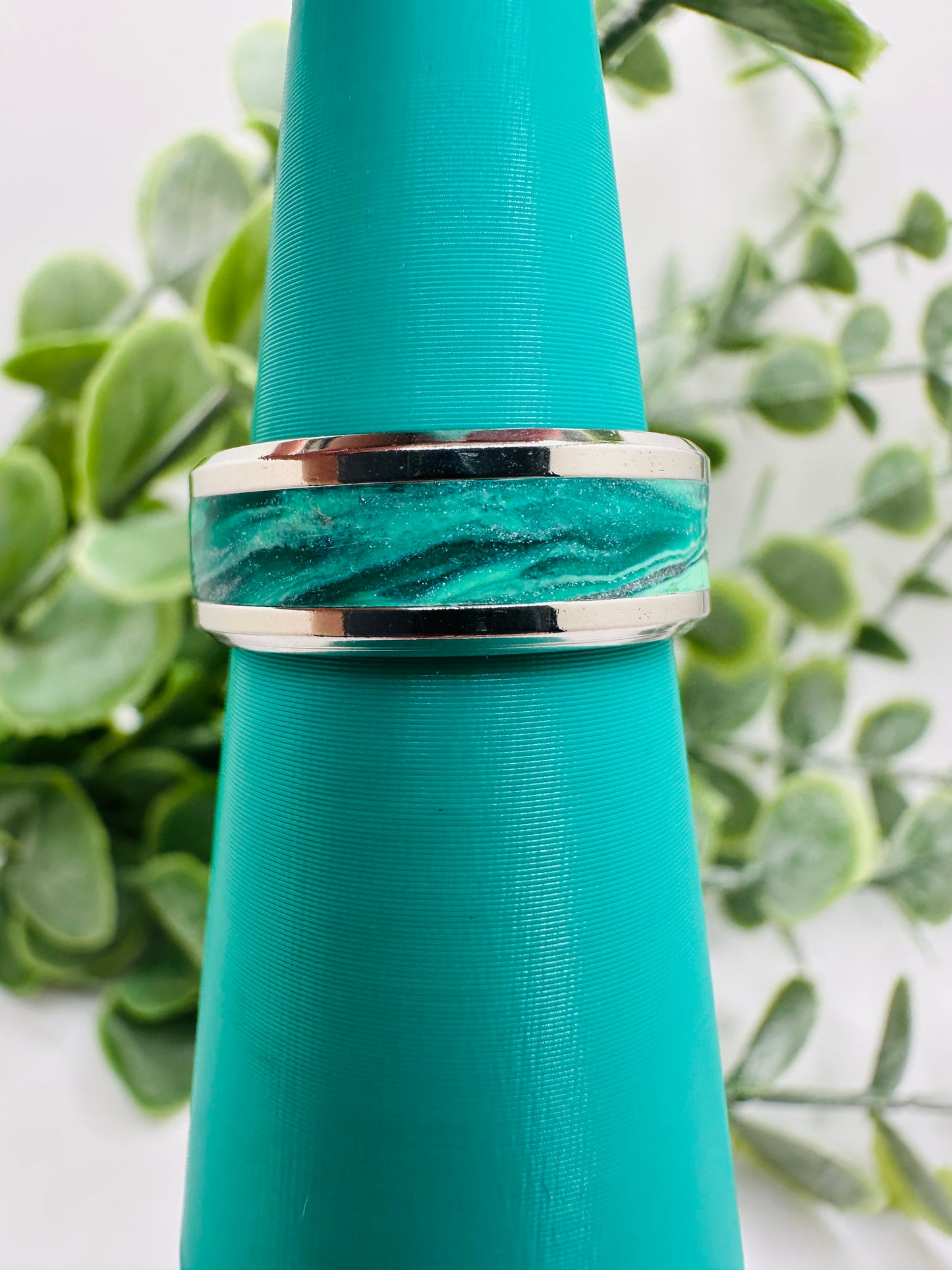 Marbled Teal Ring
