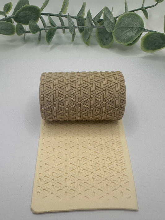 Star Knots Polymer Clay / Cookie Dough Texture Roller