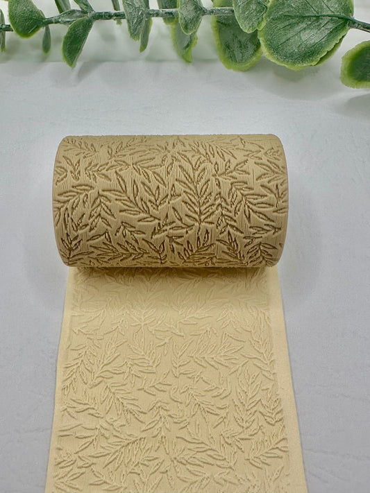 Leafy Twigs Polymer Clay / Cookie Dough Texture Roller