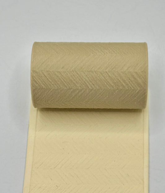 Chevron Wood Grain Polymer Clay/Cookie Dough Texture Roller
