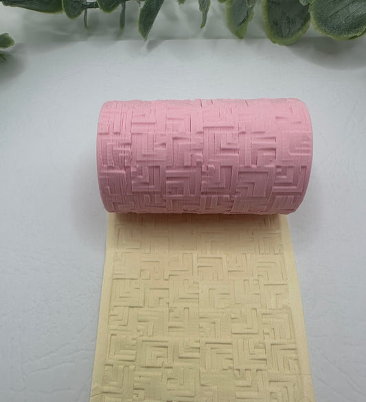 L-Shaped Tiles Polymer Clay / Cookie Dough Texture Roller