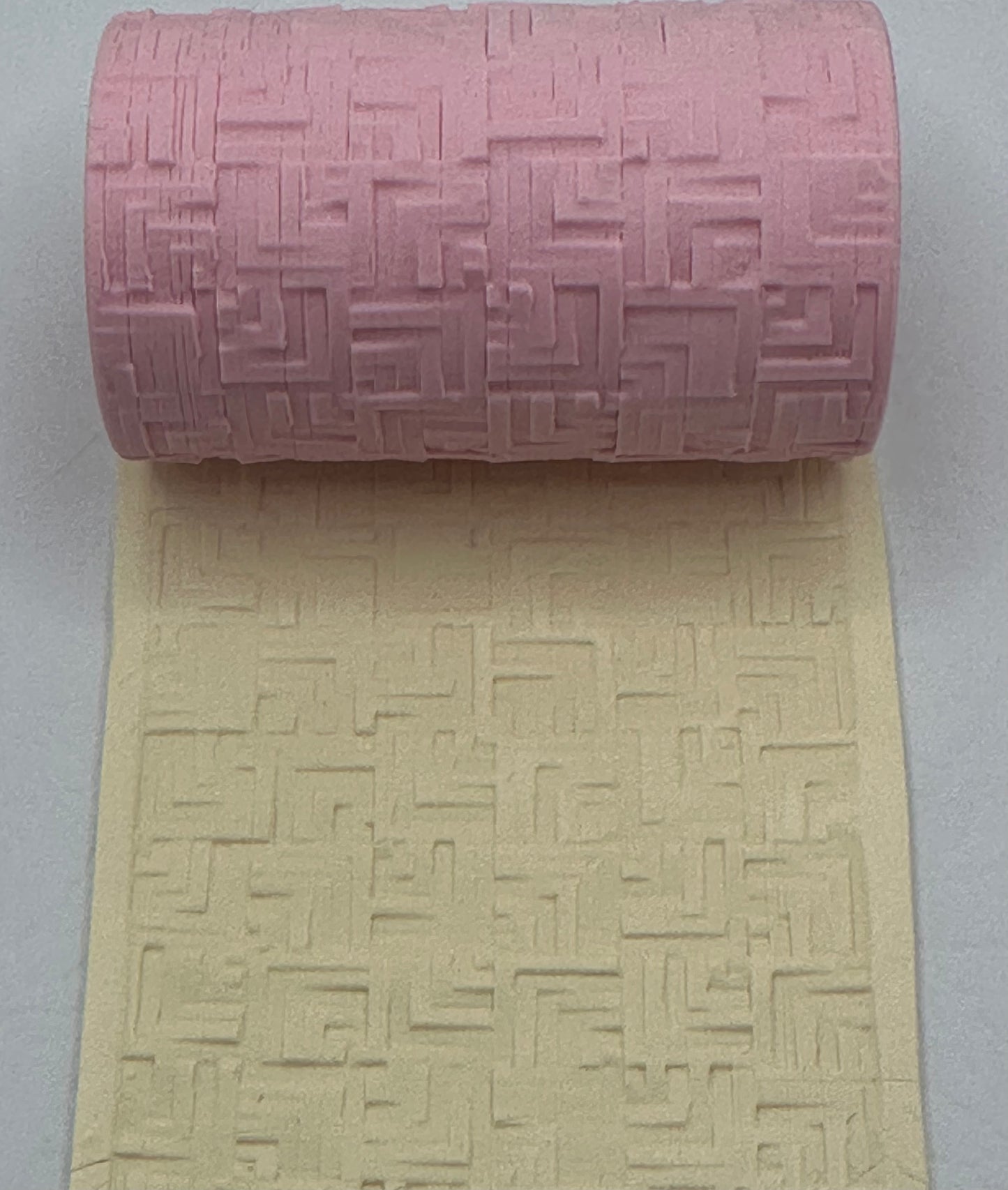 L-Shaped Tiles Polymer Clay / Cookie Dough Texture Roller