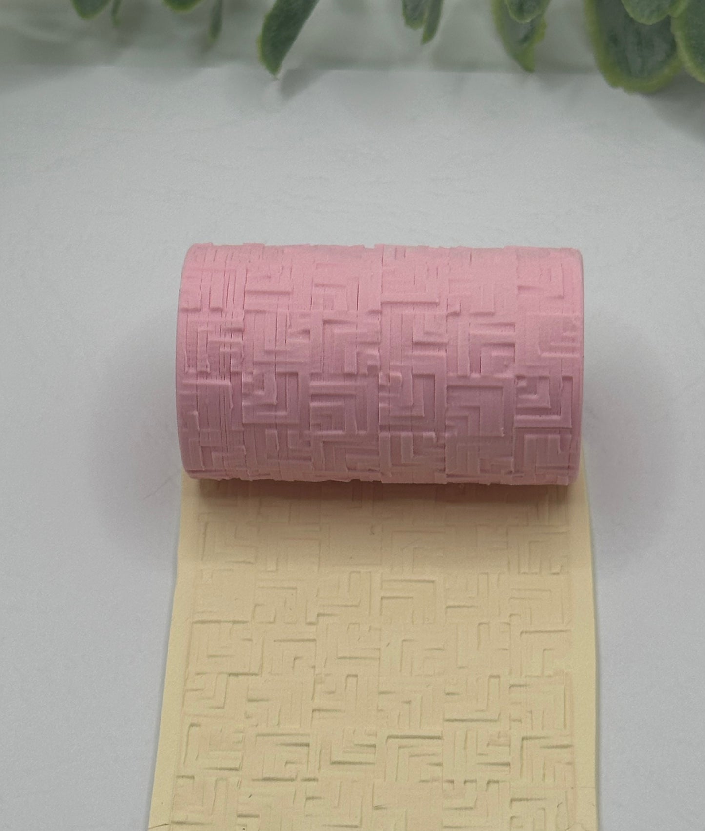 L-Shaped Tiles Polymer Clay / Cookie Dough Texture Roller