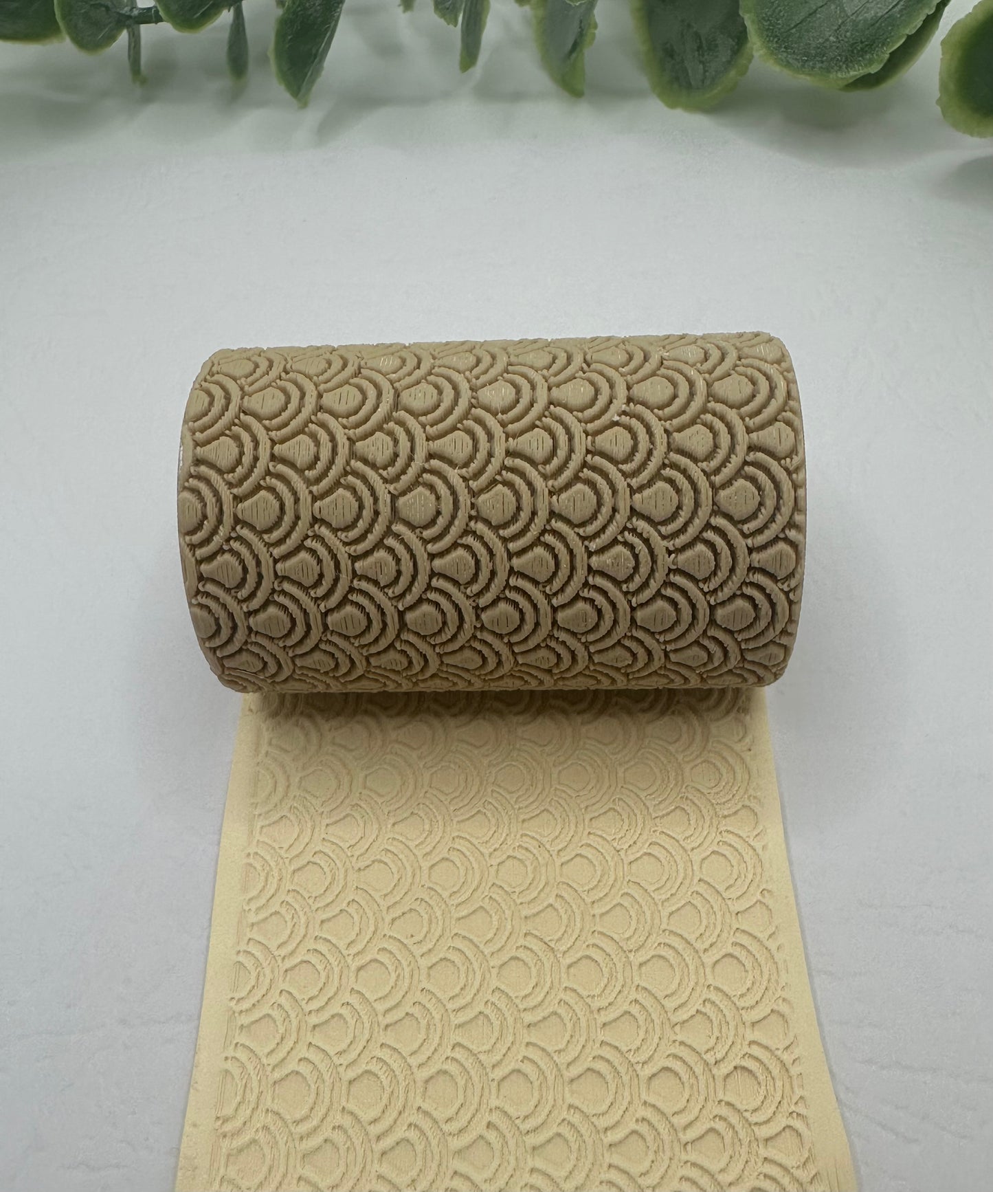 Semicircle Waves Polymer Clay / Cookie Dough Texture Roller